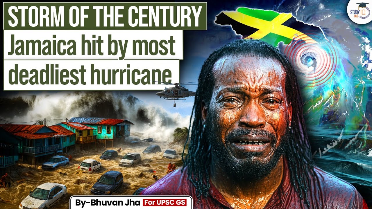 Jamaica’s Worst Hurricane Disaster | Causes, Impact & Climate Lessons | UPSC | StudyIQ IAS