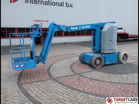 778442 GENIE Z30/20N ELECTRIC ARTICULATED BOOM WORK LIFT 1110CM 09-06 Z30N06-9197