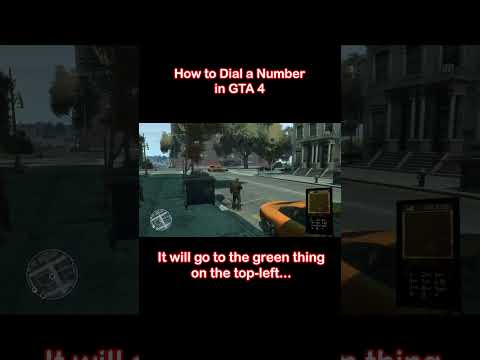 How to Dial a Number - GTA 4 (Grand Theft Auto IV) #Game #GTA #GTA4 #Tutorial