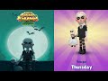 Subway Surfers Haunted Hood - All 5 Stages Complete Thursday New Character Unlocked Halloween Update