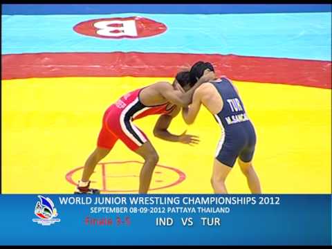 WORLD JUNIOR WRESTLING CHAMPIONSHIPS 2012_IND VS TUR