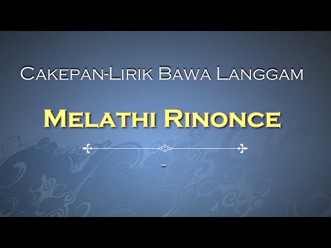 BAWA MIJIL MELATI RINONCE