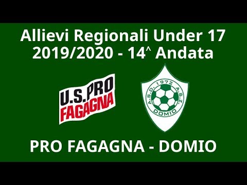 14 Andata -- Pro Fagagna - Domio -- Allievi Regionali U17 2019/20