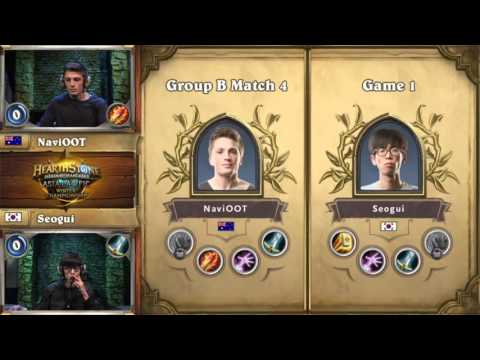 2016《爐石戰記》亞太區冬季冠軍賽 Day2 NaviOOT vs Seogui (Group B)