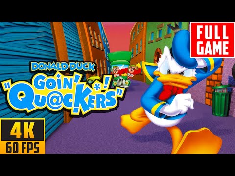 Donald Duck: Goin' Quackers - Quack Attack (2000) - Full Walkthrough Game - No Commentary (4K 60FPS)
