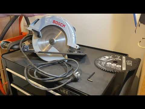Bosch GKS 235 Turbo Circular Saw Blade Change