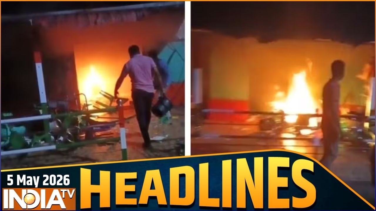 6 AM Headlines: बंगाल में रिजल्ट के बाद राजनीतिक हिंसा  । West Bengal Elec