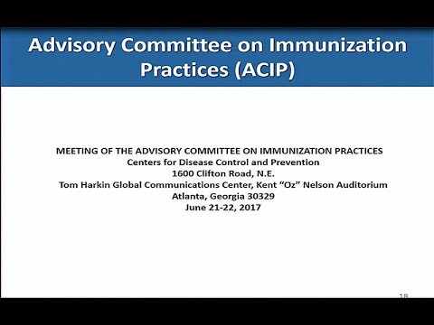 October 2017 ACIP Meeting - Agency Updates