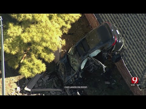 Car Crashes Into Home In NW OKC