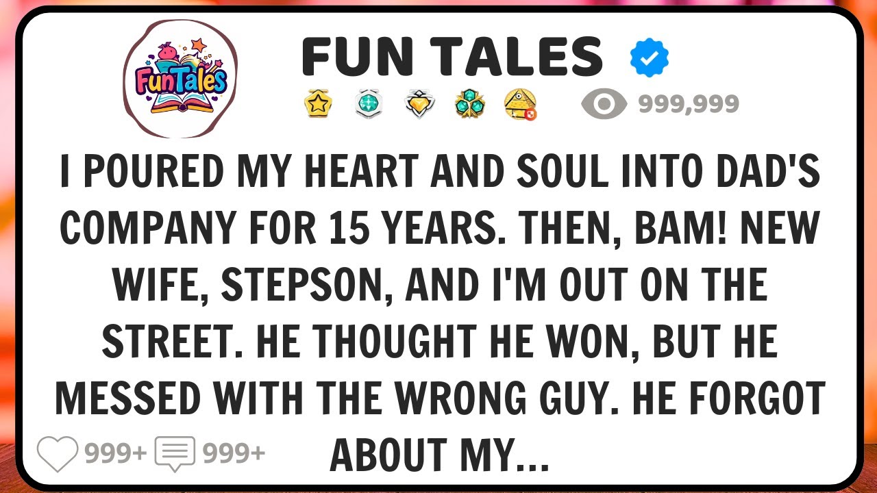 My Father Handed The Business To His New Wife's Son & Kicked Me Out, But He Didn't Know My Secret