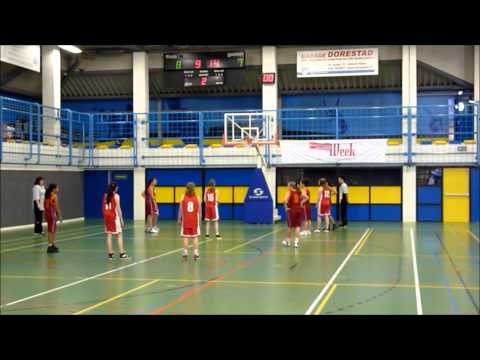 170411: Almere Pioneers U14M - SVO U14M, 41-28, 1e en 2e kwart