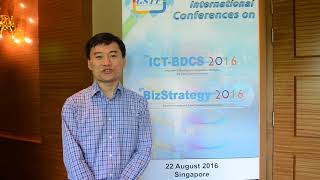 Dr. Gary Chan at ICT-BDCS Conference 2016 by GSTF