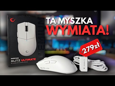 Rampage Blitz Ultimate - The best 8K gaming mouse for under 300 PLN!