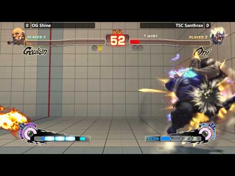 USF4 @ Last Man Standing 3 - OG Shine (Gouken) vs TSC Santhrax (Oni) [720p/60fps]