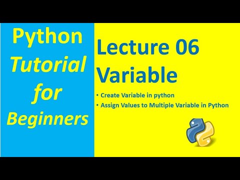 Variables in Python | Assign Values to Multiple Variables in Python | Python Tutorial for Beginners