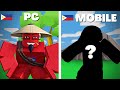 I FOUND The BEST Filipino MOBILE PLAYER in Roblox Bedwars..