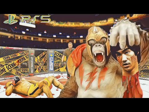 UFC4 Bruce Lee vs. King Kong EA Sports UFC 4