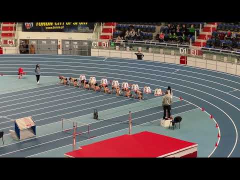 Małgorzata Domagała, 60m finał, 4. Mityng Pamięci Ireny Szewińskiej U16 i U14., 30.01.2022, Toruń