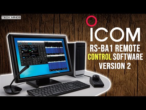 ICOM RS-BA1 Version 2 Remote Control Software With The RC-28 Controller