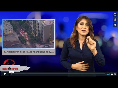 CA firefighter shot, killed responding to call (ASL - 6.26.18)