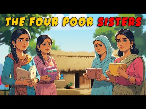 The Four Poor Sister | Success Story | Moral Stories | Animated Stories | Cartoon | English Story