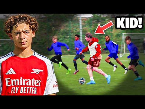 13 Year Old Arsenal Star EXPOSES Pro Footballers In 6v6 Tournament!