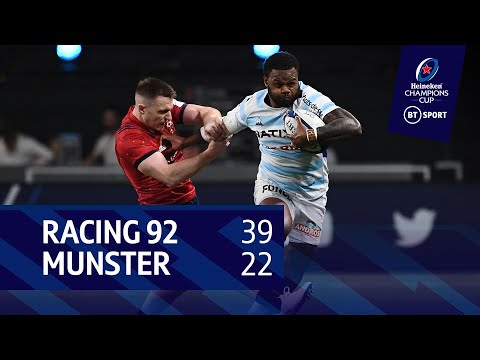 Racing 92 v Munster (39-22) | Heineken Champions Cup highlights