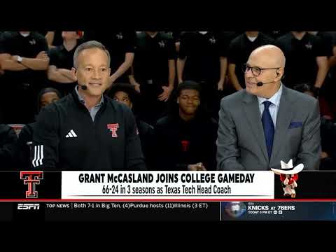 Texas Tech MBB: Grant McCasland Segment on ESPN College Gameday | 1.24.26