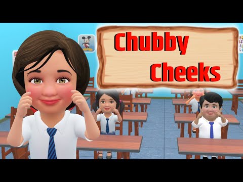 Chubby Cheeks,Dimple Chin | Popular Kids Nursery Song |Chubby Cheeks Lyrics,Poem |Rhymes@MumMumTV​