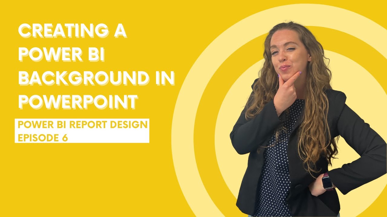 Creating a Power BI Background in PowerPoint