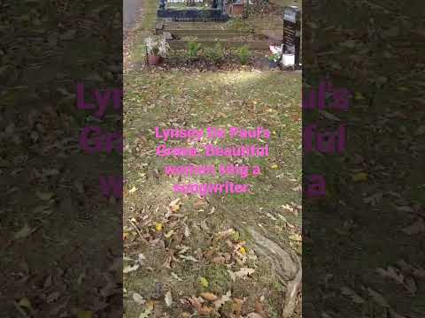 Lynsey de Pauls Grave she Sang Sugar Me and Wont Some Body Dance with Me.