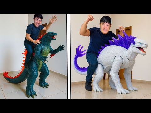 I BOUGHT THE GIANT AND STRONGEST KAIJUS ON THE INTERNET! GODZILLA SHIMU KONG