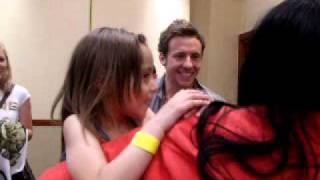 McFly London Meet and Greet - Danny Playing With Little Girl