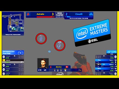 Astralis vs Cloud9 - IEM Katowice - BEST MOMENTS | CSGO (floppy new na talent)!