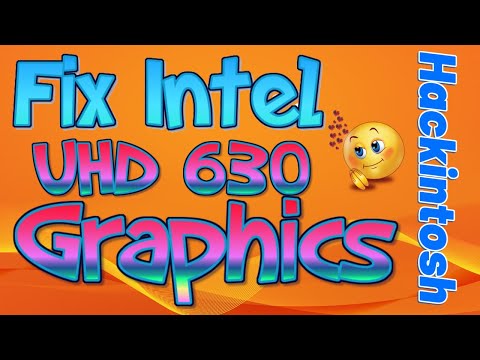 How to Fix Intel UHD 630 Graphics Catalina Hackintosh | 2020