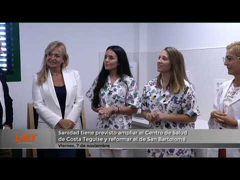 Sanidad tiene previsto ampliar el Centro de Salud de Costa Teguise y  acabar de reformar el de San Bartolomé