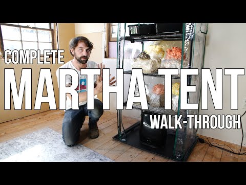 Thumbnail for video: Complete Martha Grow Tent Setup & Maintenance Walk-Through: Build a DIY Mushroom Fruiting Chamber