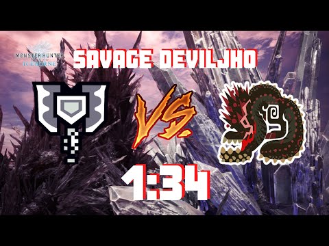 MHW Iceborne PC: Savage Deviljho 1:34 Charge Blade