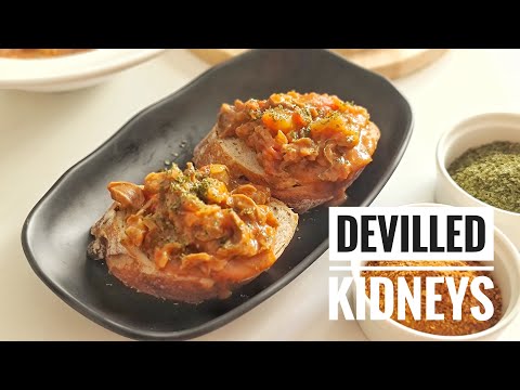 Devilled Kidneys, a cheap and tasty supper fit for a King! #devilledkidneys