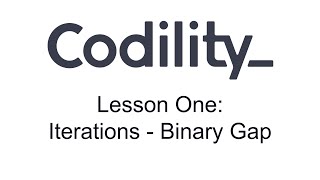 Download the video "BinaryGap - Codility - Algorithm Scripting Practice"