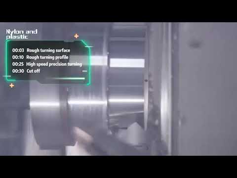 Multi material turning-Nylon and plastic Video - Richconn