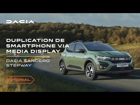 Sandero et Sandero Stepway – Réplication du smartphone Media Display