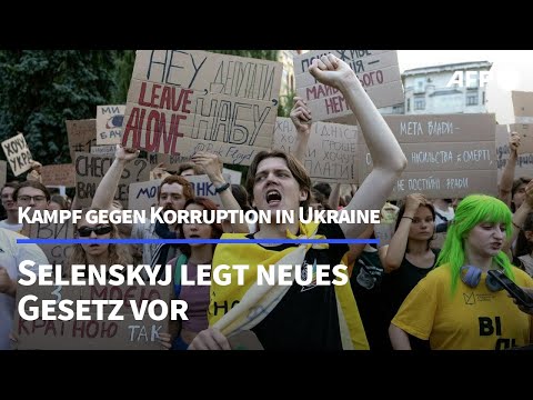 Kampf gegen Korruption in Ukraine: Selenskyj legt neues Gesetz vor | AFP