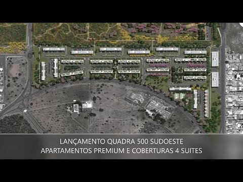 LANCAMENTO QUADRA 500 SUDOESTE - Apartamentos e coberturas Premium com 4 suítes e 3 a 6 vagas