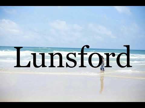 How To Pronounce Lunsford🌈🌈🌈🌈🌈🌈Pronunciation Of Lunsford