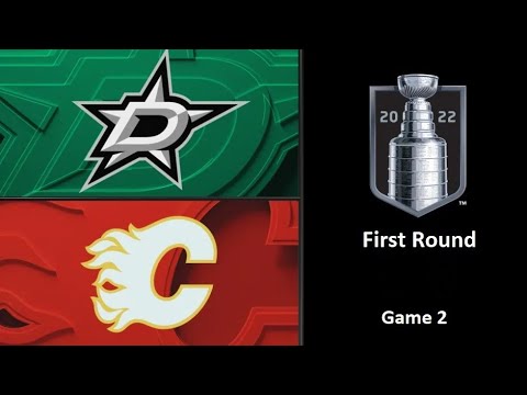 NHL Playoffs First Round Game 2 Calgary Flames vs Dallas Stars 06.05.2022 Обзор Матча