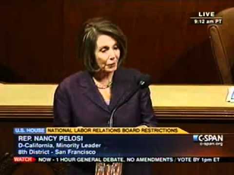 Pelosi Floor Speech Against GOP Outsourcers' Bill of Rights