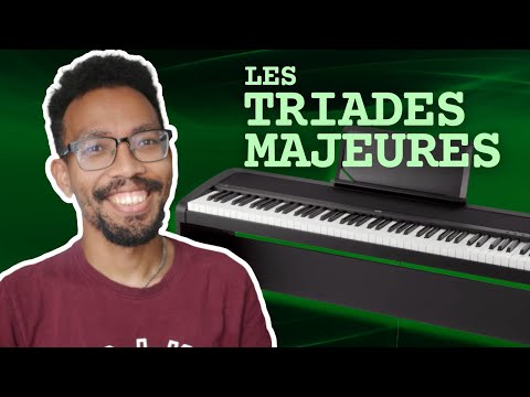 Les triades majeures au piano