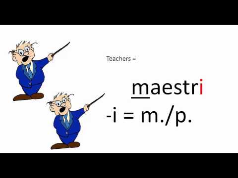 Rev Your Robot for the Italian Definite Article