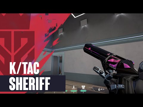 Ktac Sheriff Skin Showcase - Valorant Battlepass Skins